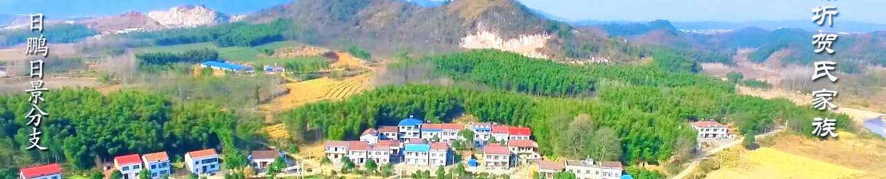 蒲圻贺氏迁居分布图封面